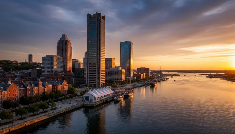 Baltimore skyline representing Maryland business opportunities